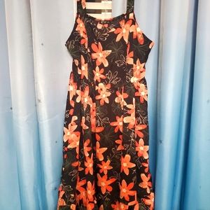 Shein 2xl curve maxi floral dress